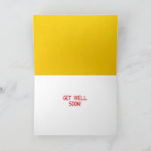 Funny Get Well Smile Zone Card Karte (Innenseite)