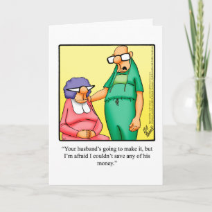 Funny Get Well Spaß Card Karte