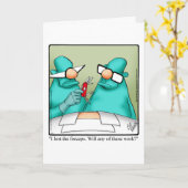 Funny Get Well Spaß Grußkarte Karte (Gelbe Blume)