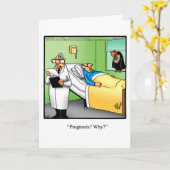 Funny Get Well Spaß Grußkarte Karte (Gelbe Blume)