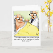 Funny Get Well Spaß Grußkarte Karte (Gelbe Blume)