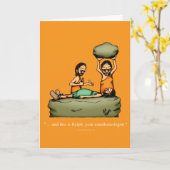 Funny Get Well Spaß Grußkarte Karte (Gelbe Blume)