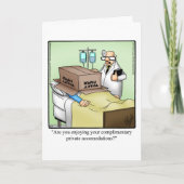 Funny Get Well Spaß Grußkarte Karte (Vorderseite)