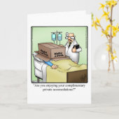 Funny Get Well Spaß Grußkarte Karte (Gelbe Blume)