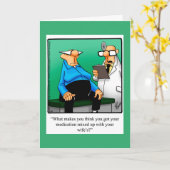 Funny Get Well Spaß Grußkarte Karte (Gelbe Blume)