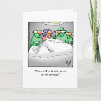 Funny Get Well Spaß Grußkarte Karte