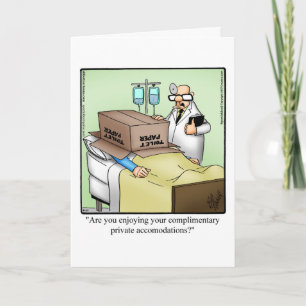 Funny Get Well Spaß Grußkarte Karte