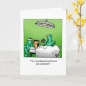 Funny Get Well Spaß Grußkarte Karte (Gelbe Blume)