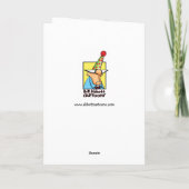 Funny Get Well Spaß Grußkarte Karte (Rückseite)