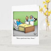 Funny Get Well Spaß Grußkarte Karte (Gelbe Blume)