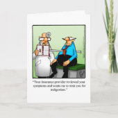 Funny Get Well Spaß Grußkarte Karte (Vorderseite)