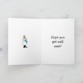 Funny Get Well Spaß Grußkarte Karte (Innenseite)