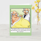 Funny Get Well Spaß Grußkarte Karte (Gelbe Blume)