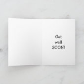 Funny Get Well Spaß Grußkarte Karte (Innenseite)
