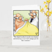 Funny Get Well Spaß Grußkarte Karte (Gelbe Blume)