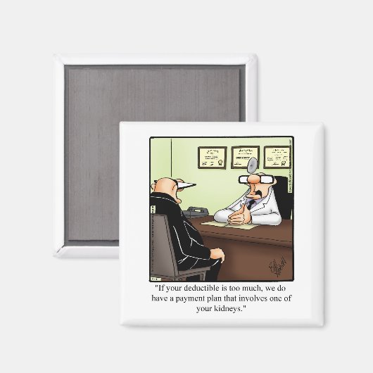 Funny Get Well Spaß Magnet (Vorderseite/Rückseite)