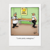 Funny Get Well Spaß Postcard Postkarte (Vorderseite)