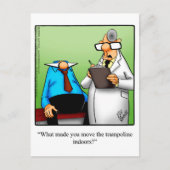 Funny Get Well Spaß Postcard Postkarte (Vorderseite)