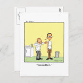 Funny Get Well Spaß Postcard Postkarte (Vorne/Hinten)