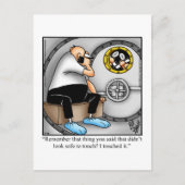 Funny Get Well Spaß Postcard Postkarte (Vorderseite)