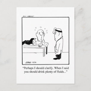 Funny Get Well Spaß Postcard Postkarte