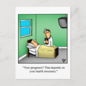 Funny Get Well Spaß Postcard Postkarte (Vorderseite)