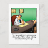 Funny Get Well Spaß Postcard Postkarte (Vorderseite)