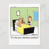 Funny Get Well Spaß Postcard Postkarte (Vorderseite)