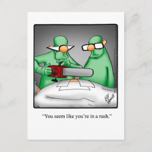 Funny Get Well Spaß Postcard Postkarte