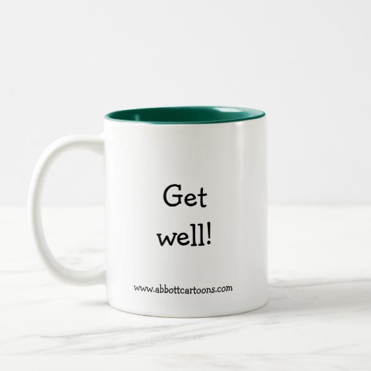 Funny Get Well Spaß Tasse Geschenk (Links)