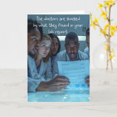 Funny get well wish for beer lover karte (Gelbe Blume)