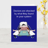 Funny get well wish karte (Gelbe Blume)