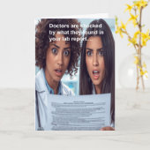 funny get well wish  karte (Gelbe Blume)