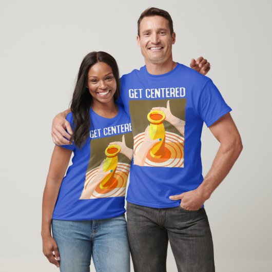 Funny Get zentriertes Pottery Making Potters Wheel T-Shirt (Unisex)