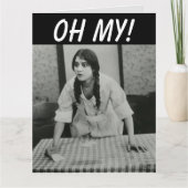 FUNNY GETING ÄLTER RETRO JOKE GREETING CARD KARTE (Vorderseite)