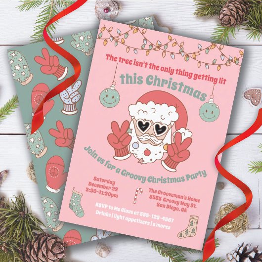 Funny Getlit Weihnachten Party Einladung