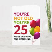 Funny GetOlder Geburtstagskarte Feiertagskarte (Vorderseite)