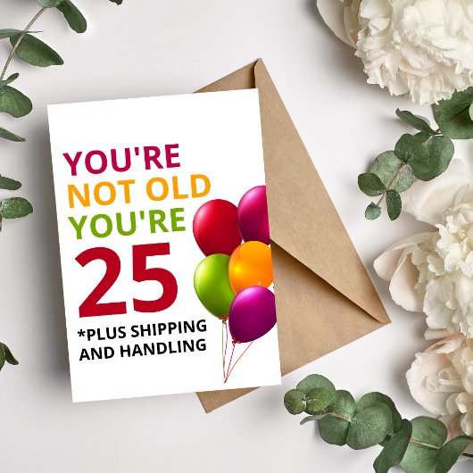 Funny GetOlder Geburtstagskarte Feiertagskarte