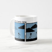 Funny Getting Cloudy Stickman Tasse - 091 (Vorderseite Links)