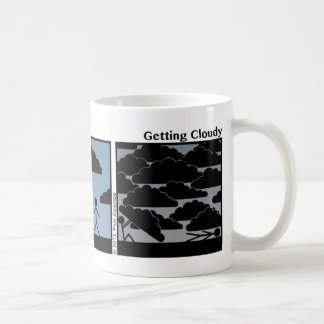 Funny Getting Cloudy Stickman Tasse - 091
