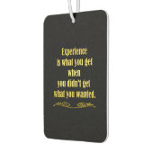 Funny Getting Experience Joke Autolufterfrischer (Links)