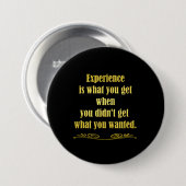 Funny Getting Experience Joke Button (Vorne & Hinten)