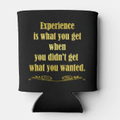 Funny Getting Experience Joke Dosenkühler (Rückseite)