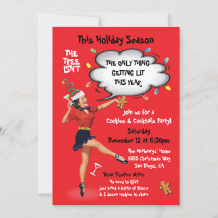 Funny Getting Liet Cookies and Cocktails Party Einladung