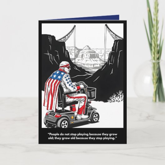 Funny getting older Birthday Card Karte (Vorderseite)