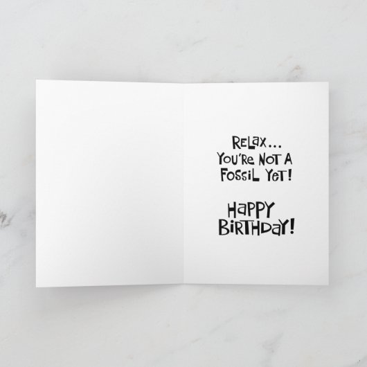 Funny Getting Older Geburtstag Karte (Innenseite)