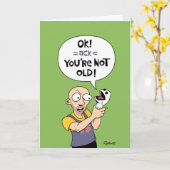 Funny Getting Older Geburtstag Karte (Gelbe Blume)