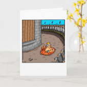 Funny Gettogether Spaß Grußkarte Karte (Gelbe Blume)