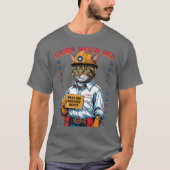 Funny Gewerkschaft Feline Member Day of Labour Day T-Shirt (Vorderseite)