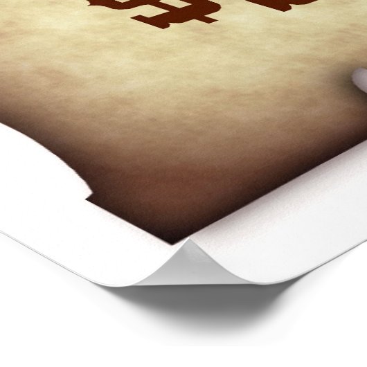 Funny Gewollt Poster (Ecke)